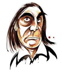 Alfred Schnittke - Farbkarikatur